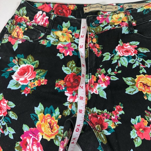 Women Vanilla Star Jeans Floral skinnies, 4 - Picture 6 of 8